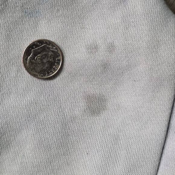 Nike Washed Out Tie Dyed Hoodie Women XS Light Blue White Cotton - Picture 7 of 9